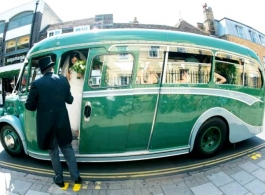 Vintage bus for weddings in Peterborough